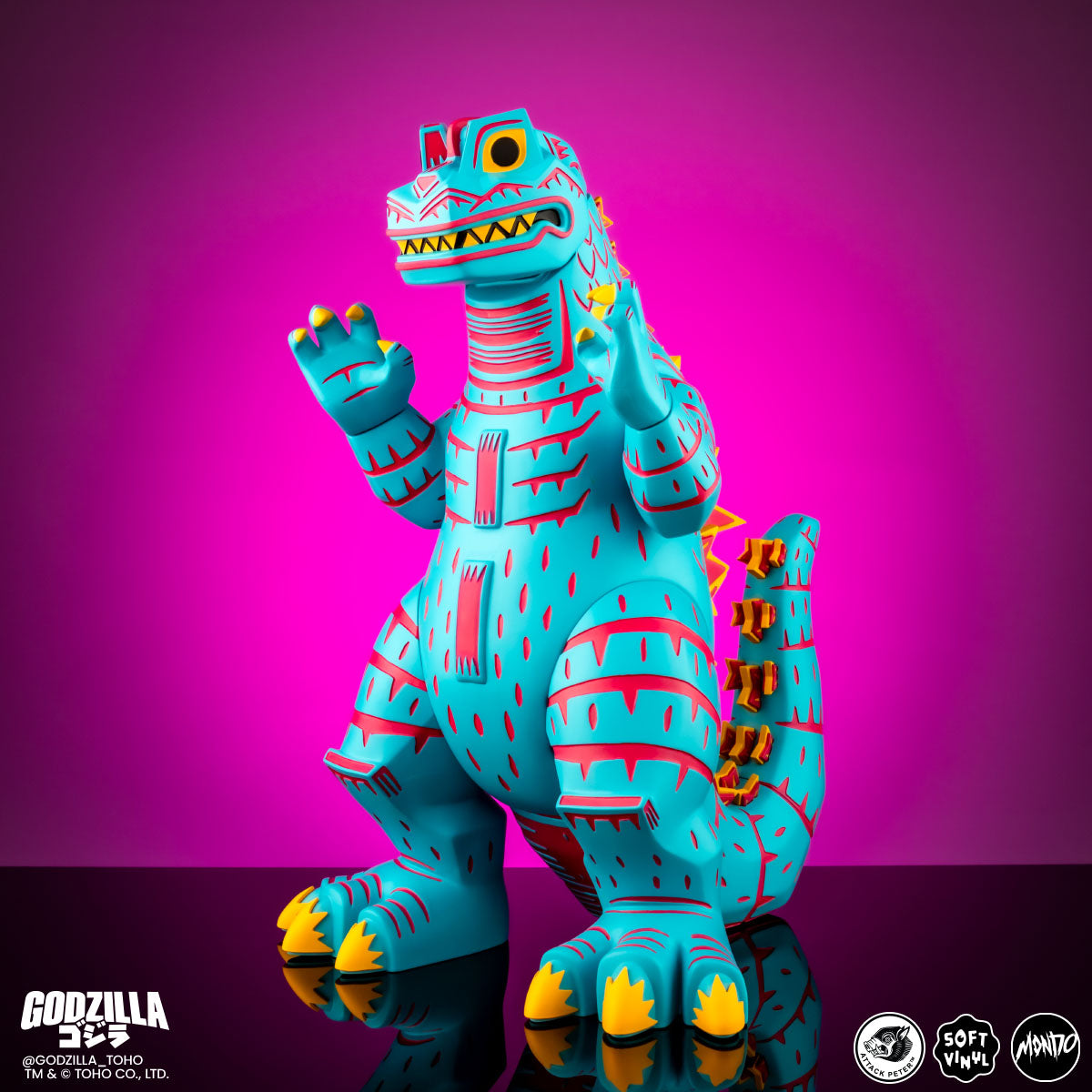 Godzilla - Vinyl Designer Figure by Attack Peter - Vice City Rage Variant