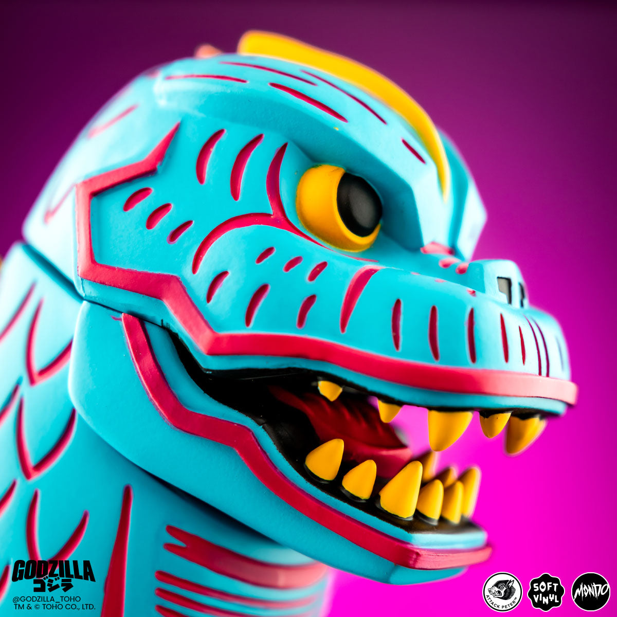 Godzilla - Vinyl Designer Figure by Attack Peter - Vice City Rage Variant