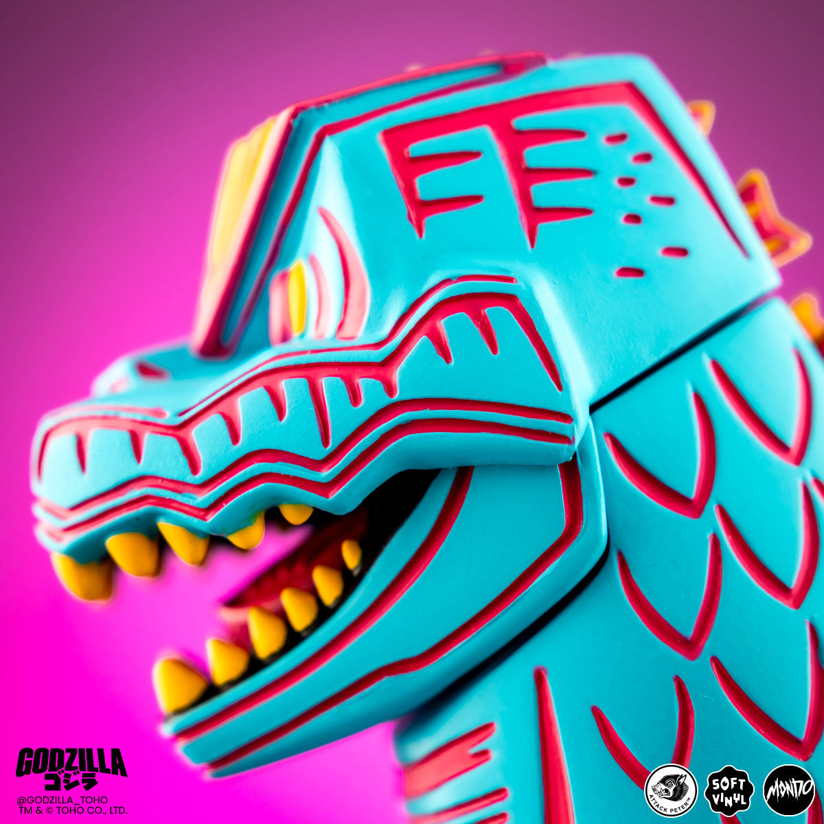 Godzilla - Vinyl Designer Figure by Attack Peter - Vice City Rage Variant