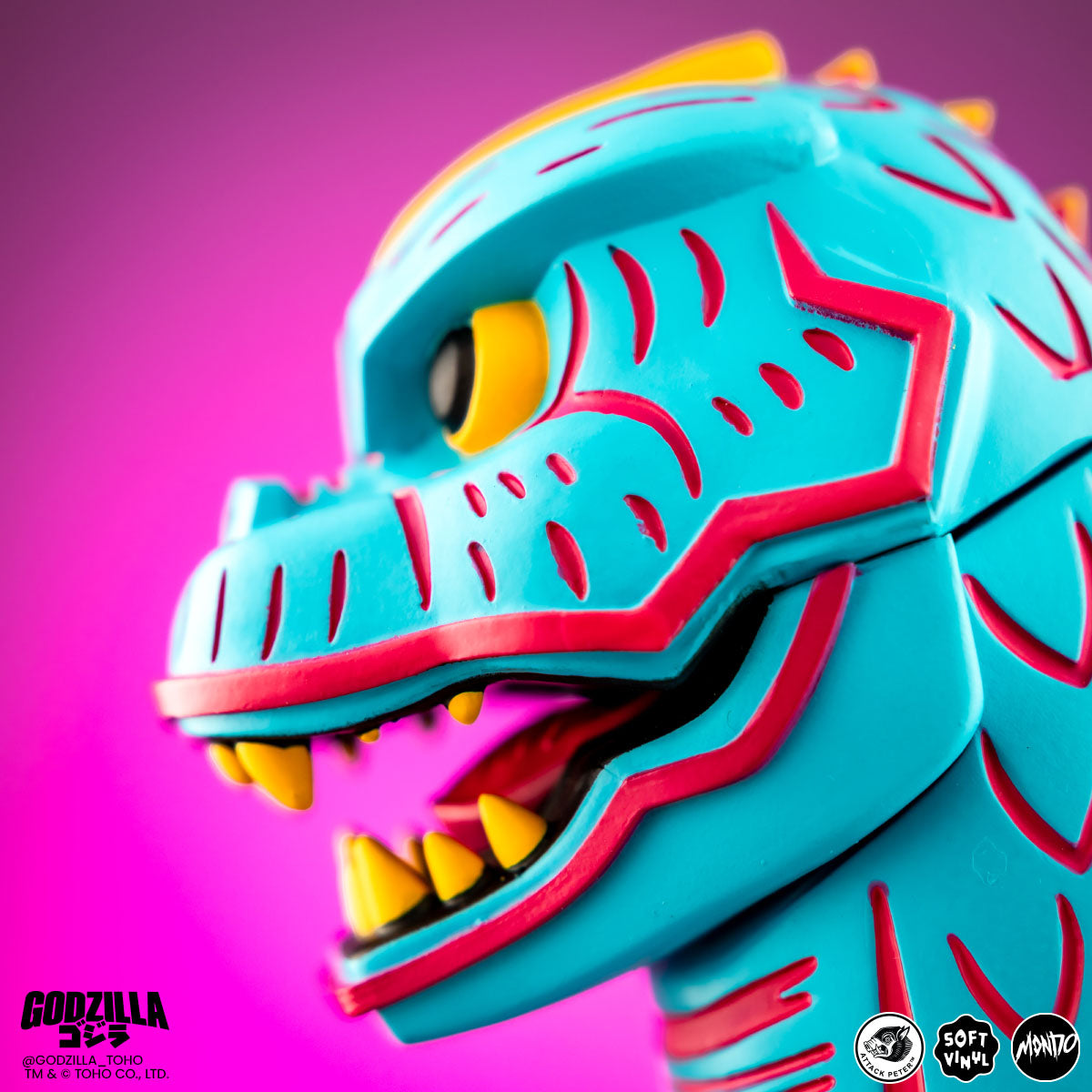 Godzilla - Vinyl Designer Figure by Attack Peter - Vice City Rage Variant