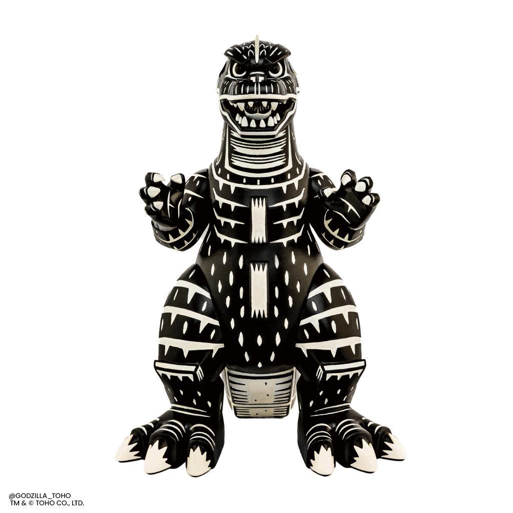 Godzilla - Vinyl Designer Figure by Attack Peter - Linocut Variant