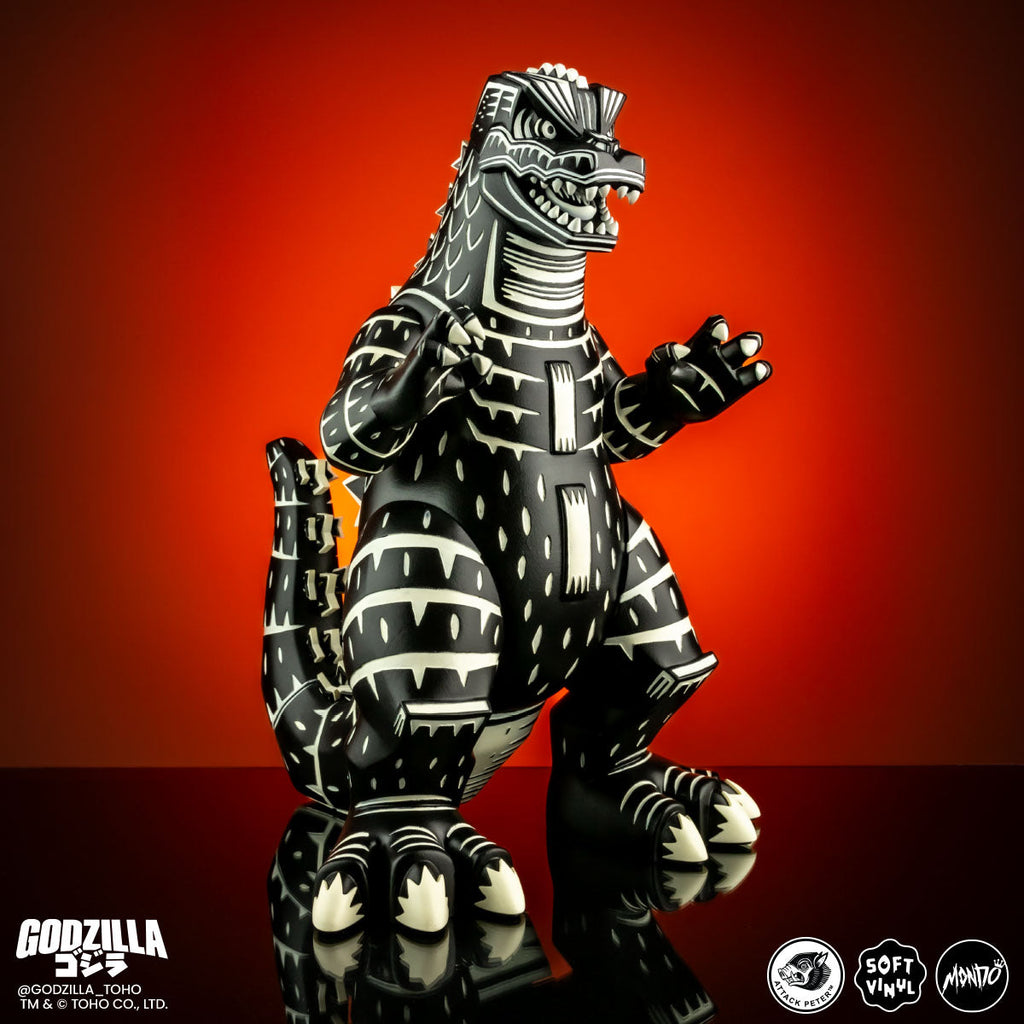 Godzilla - Vinyl Designer Figure by Attack Peter - Linocut Variant