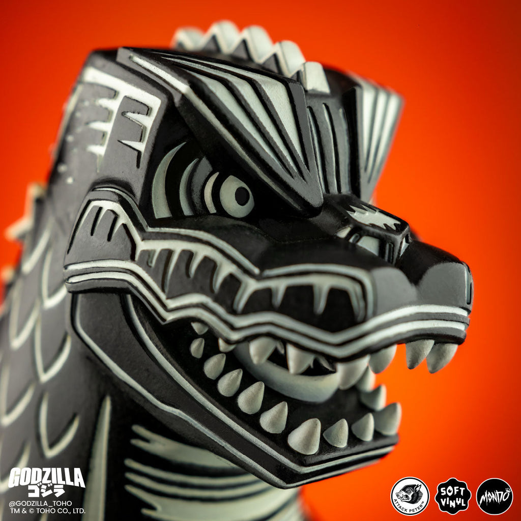 Godzilla - Vinyl Designer Figure by Attack Peter - Linocut Variant