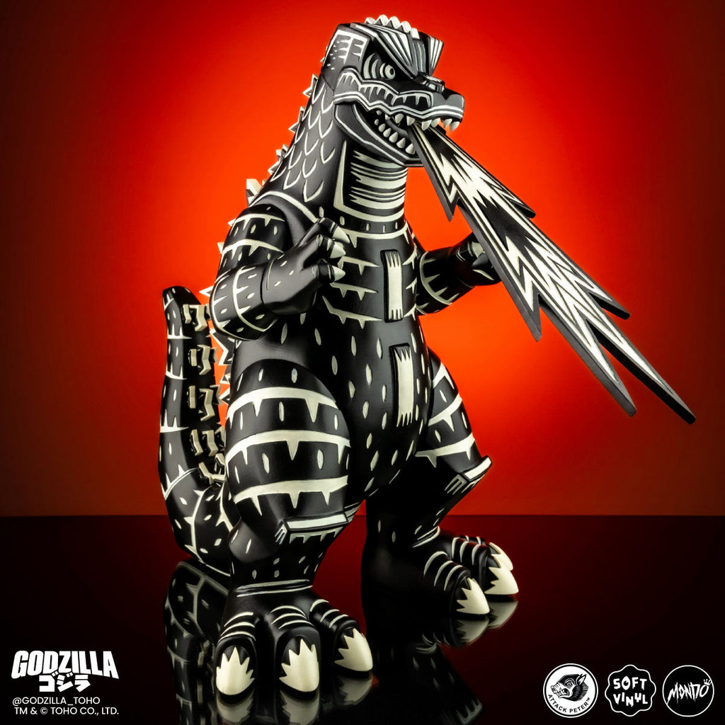 Godzilla - Vinyl Designer Figure by Attack Peter - Linocut Variant