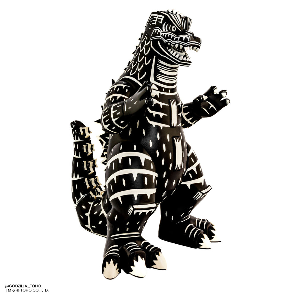 Godzilla - Vinyl Designer Figure by Attack Peter - Linocut Variant