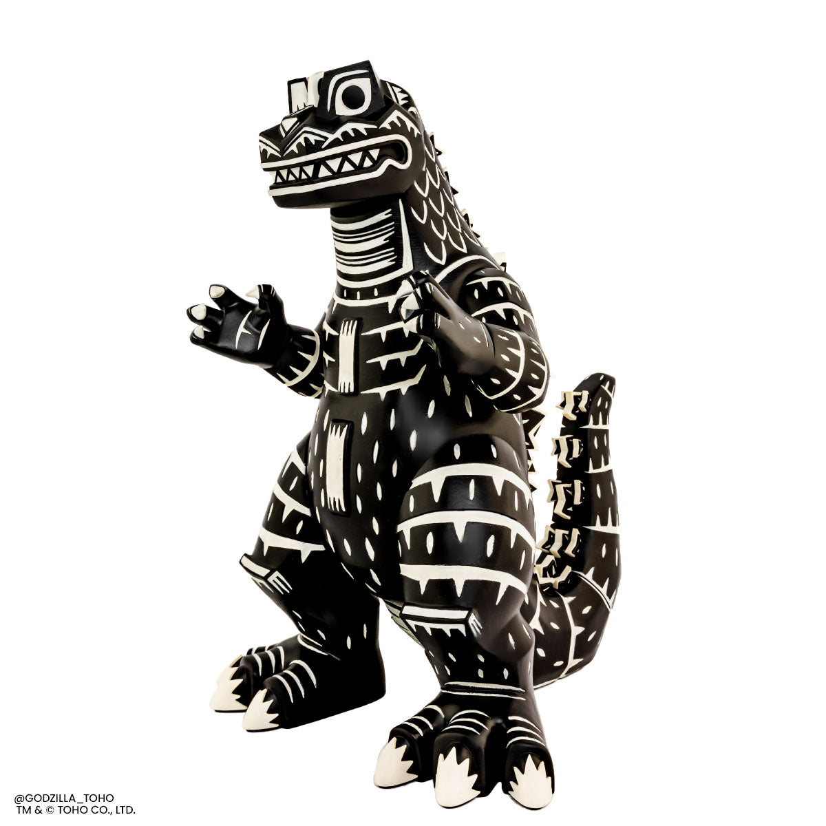 Godzilla - Vinyl Designer Figure by Attack Peter - Linocut Variant