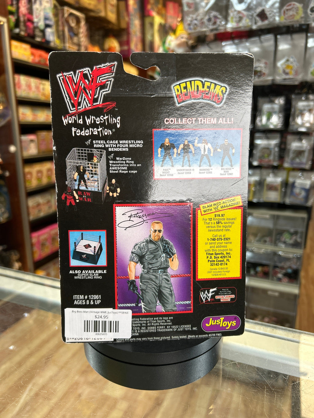 Big Boss Man (Vintage WWF, JusToys) **SEALED**