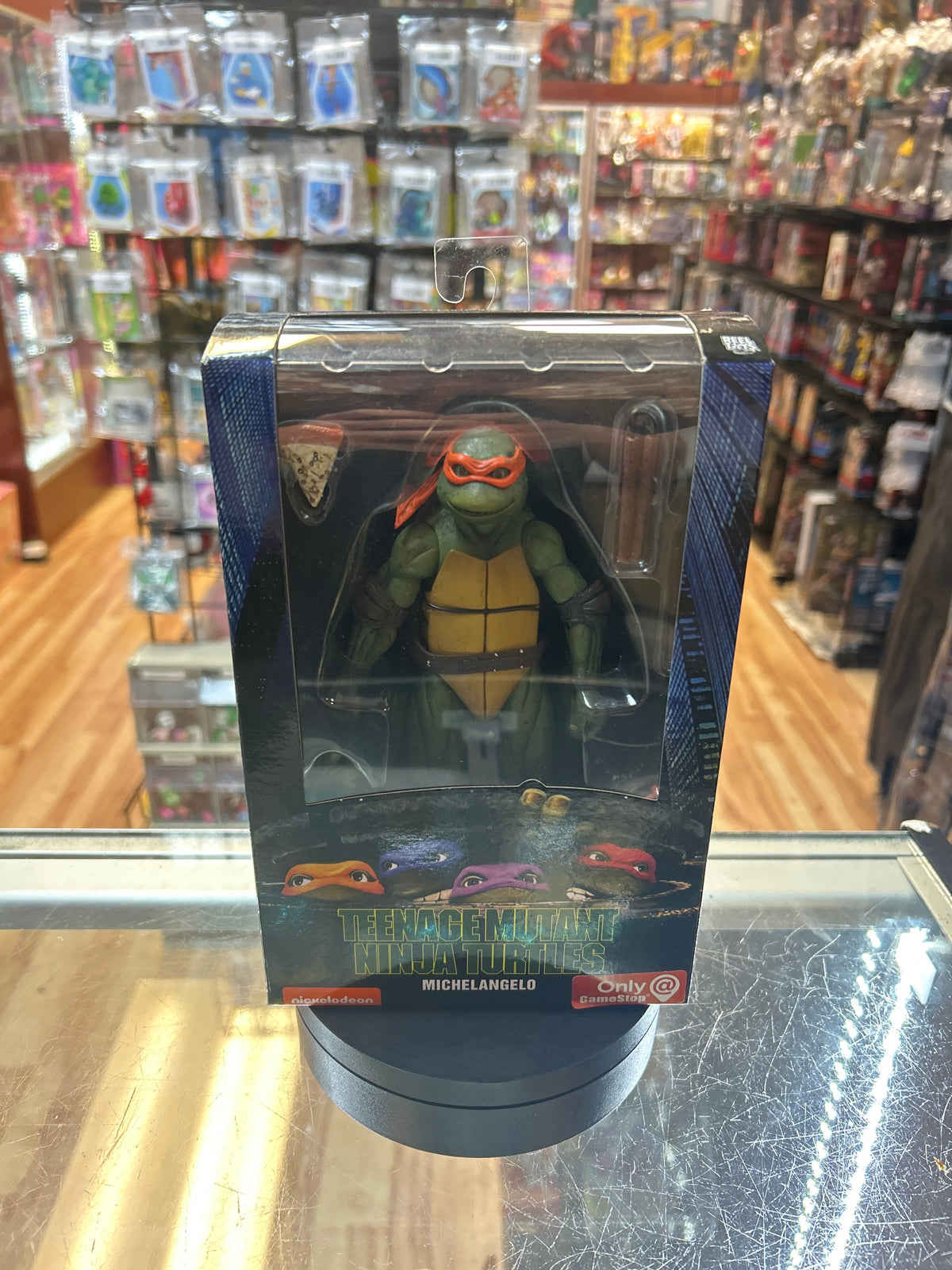 Michelangelo -GameStop- (TMNT Ninja Turtles, NECA) **SEALED**