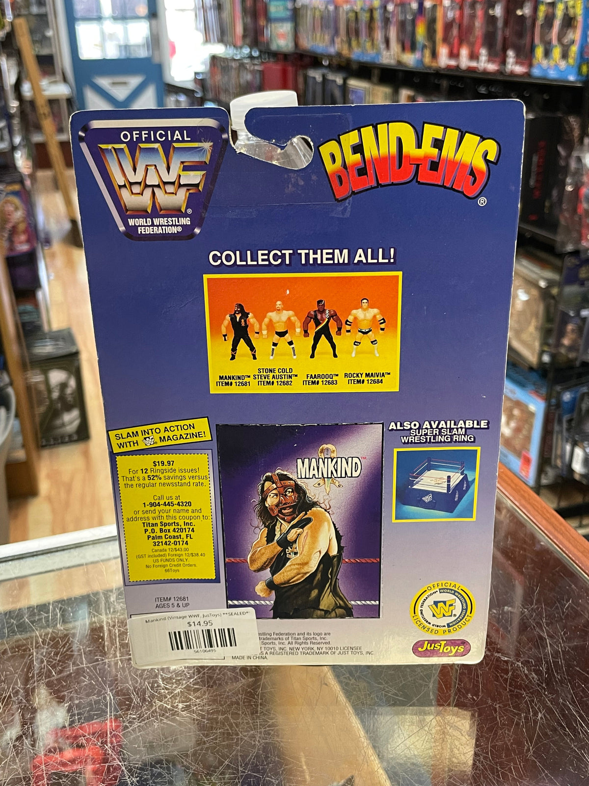 Mankind (Vintage WWF, JusToys) **SEALED**