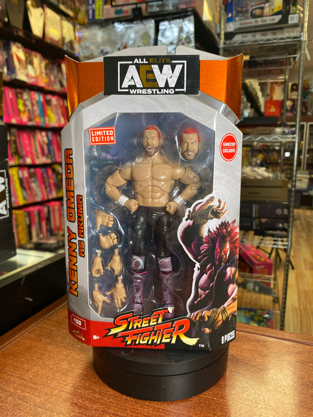 Kenny Omega As Akuma #03 (AEW Street Fighter, Jazwares) SEALED