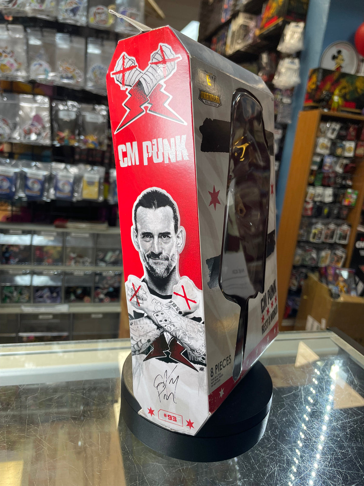 Best in the World CM Punk Unrivaled (AEW Unmatched Collection, Jazwares) **SEALED**