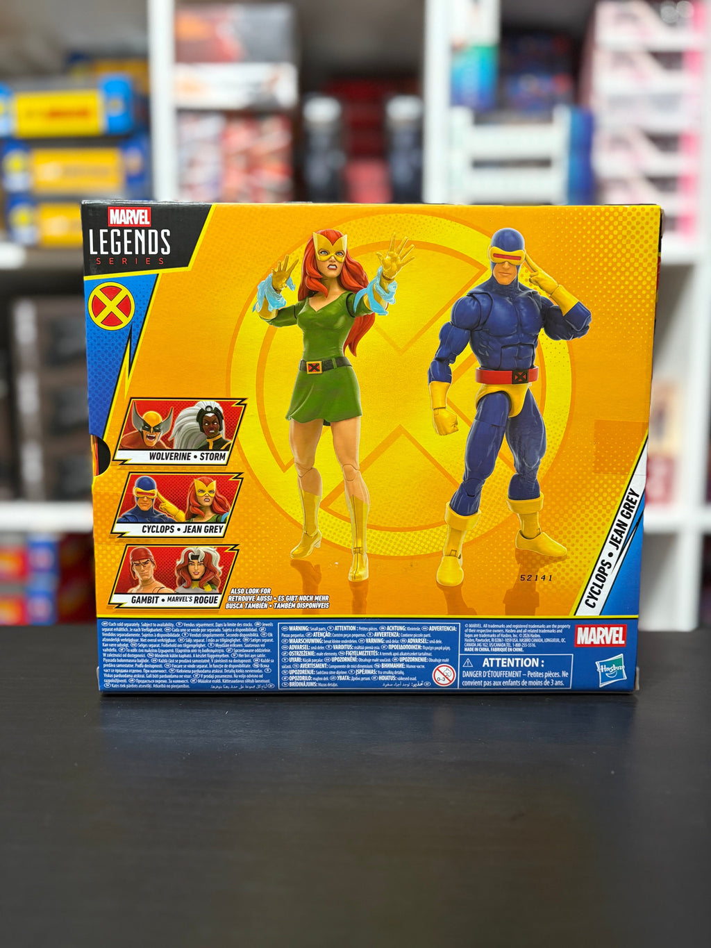 X-Men '97 Marvel Legends Cyclops & Jean Grey 2-Pack Action Figure by Hasbro