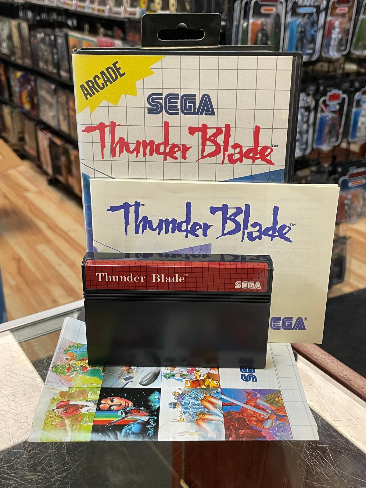 Thunder Blade (SEGA Master System SMS, Video Games) **COMPLETE**