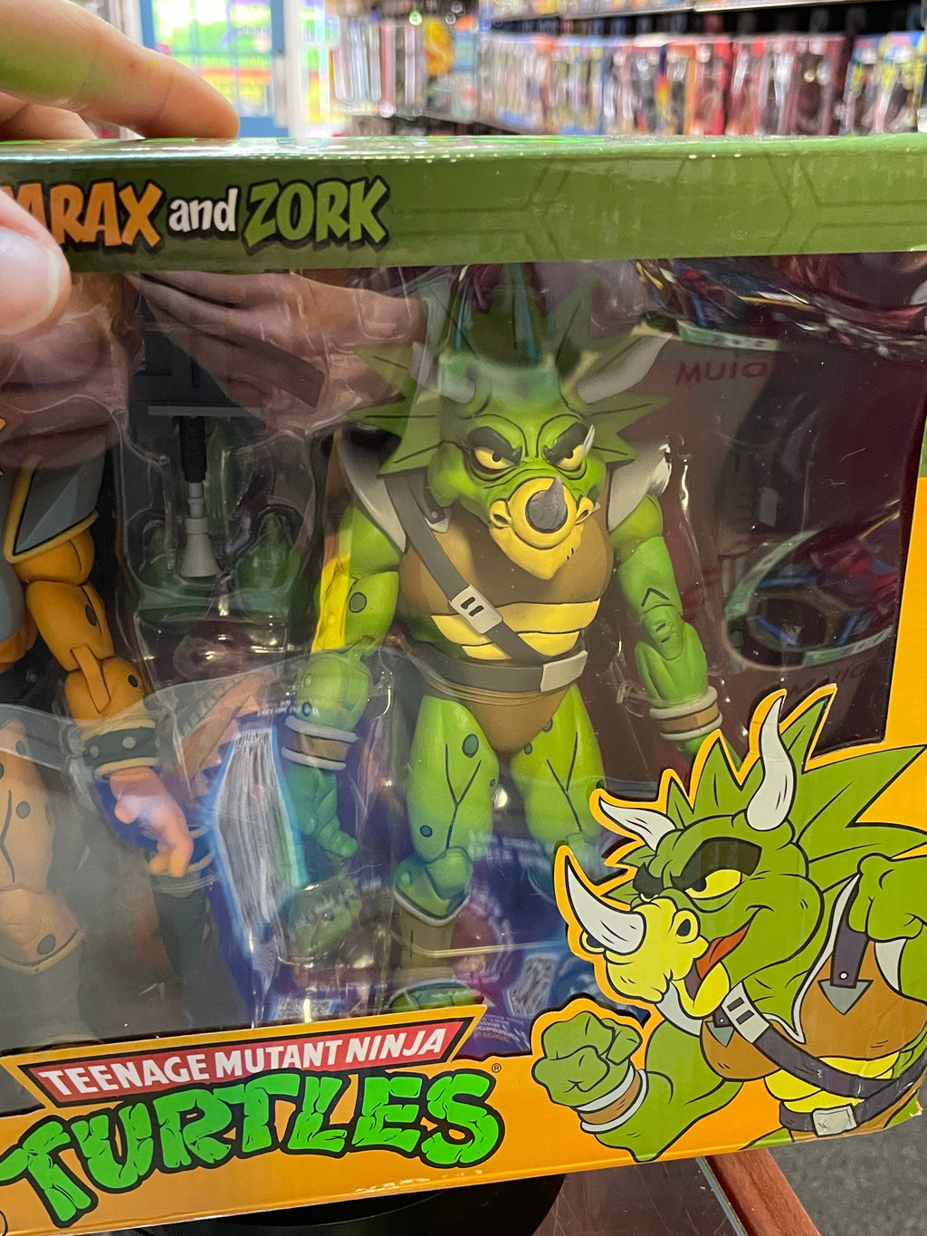 Zarax & Zork 1799 (NECA, TMNT Ninja Turtles) *SEALED*