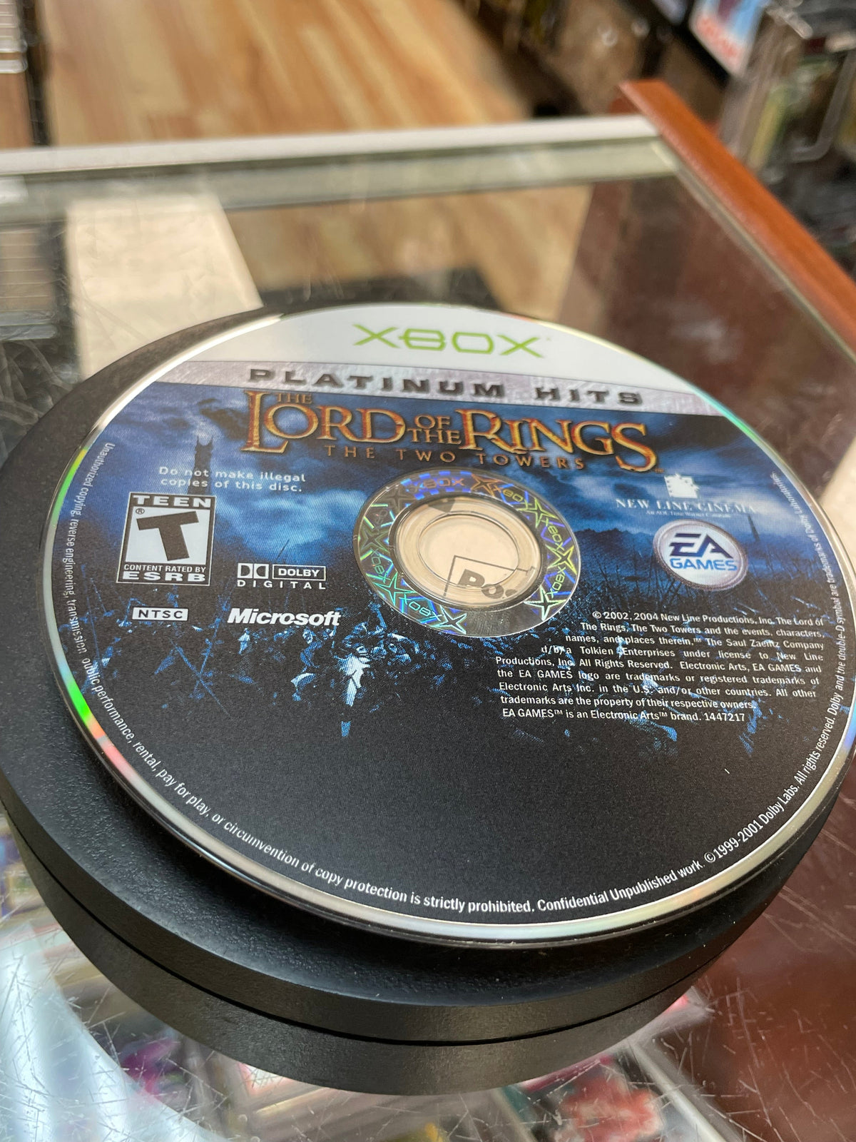 The Lord of The Rings The Two Towers (Xbox, EA, Video Game) **TESTED**