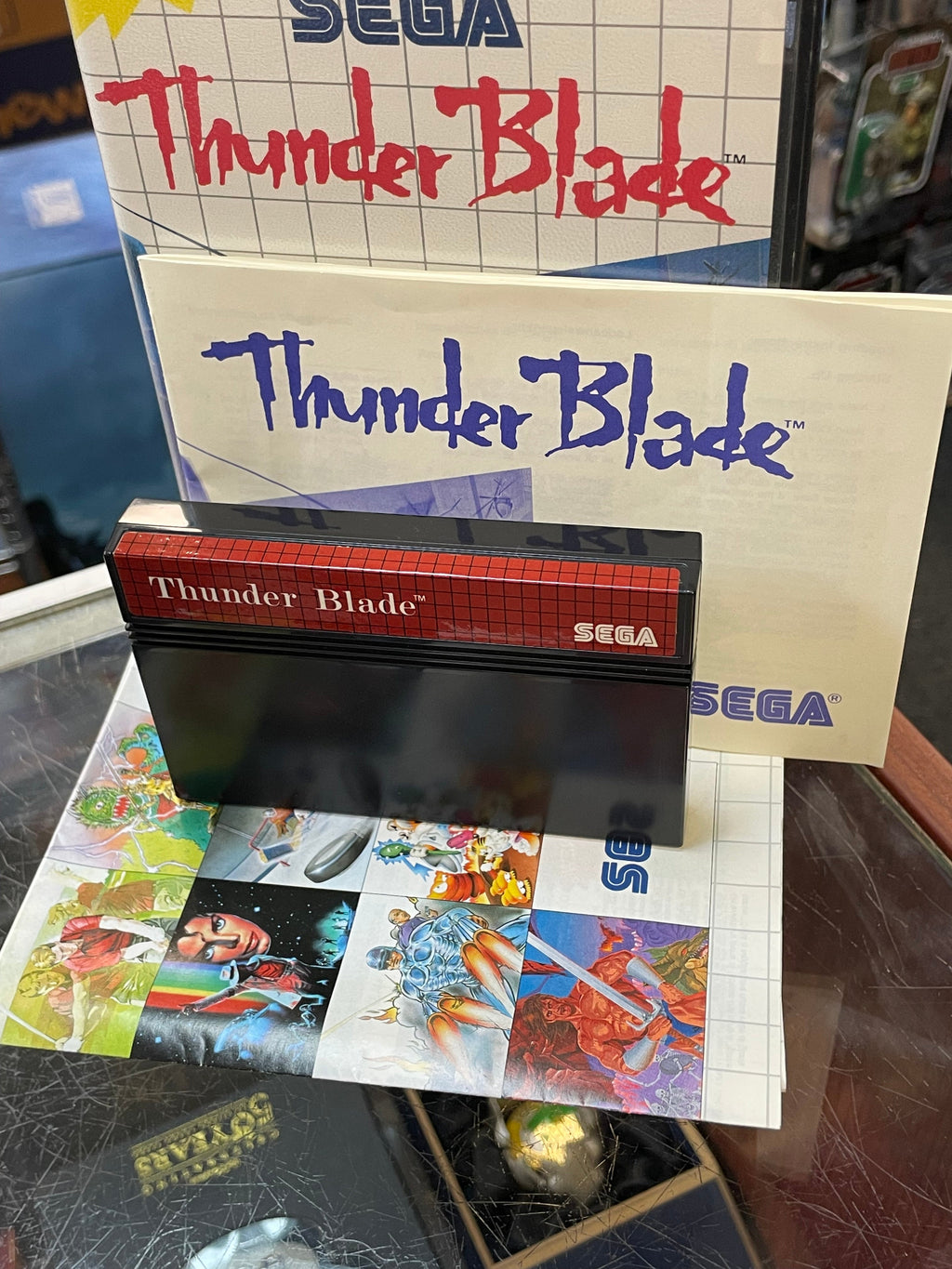 Thunder Blade (SEGA Master System SMS, Video Games) **COMPLETE**
