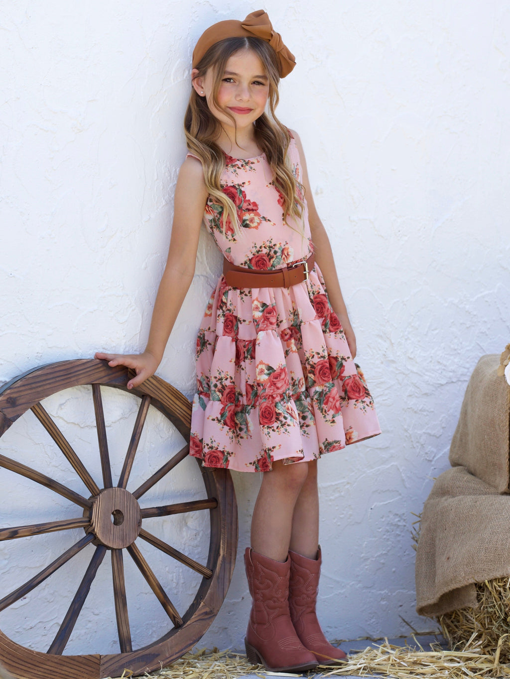 Boho Blossom Tank Tiered Dress