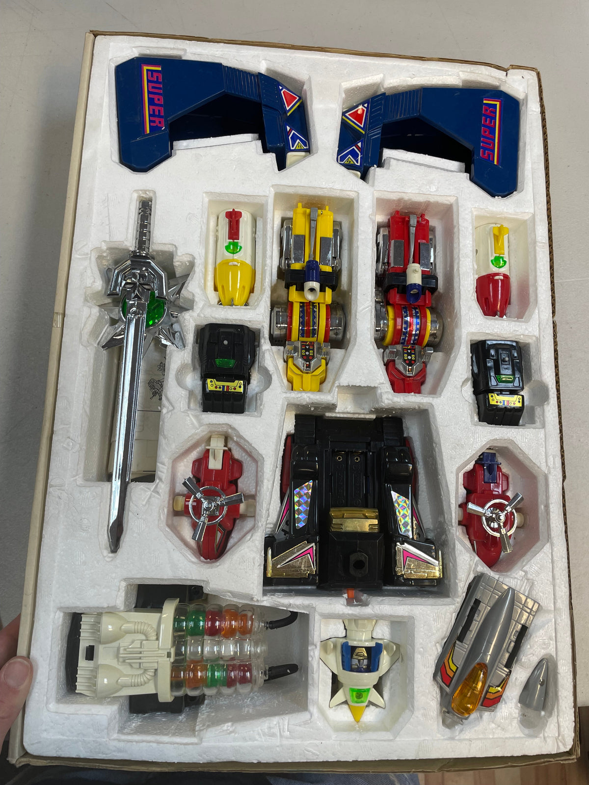 Super Combination Robot B/O 17 in 1 (Vintage Voltron KO, Hsiang Shan Toys)