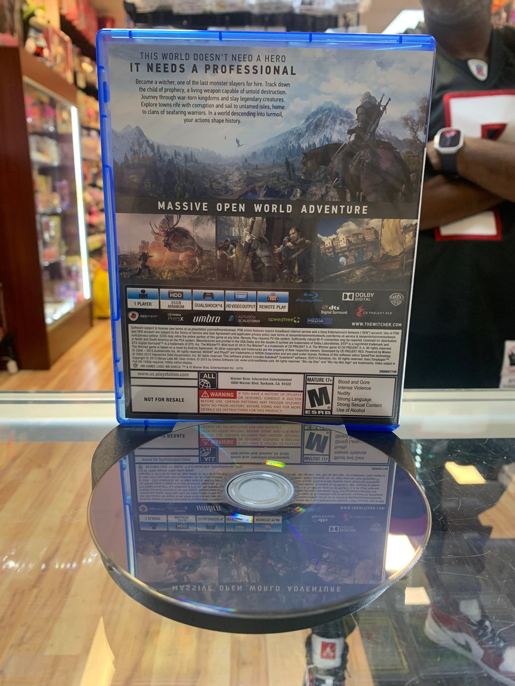 The Witcher 3: Wild Hunt (Sony PlayStation 4 PS4, Video Game)