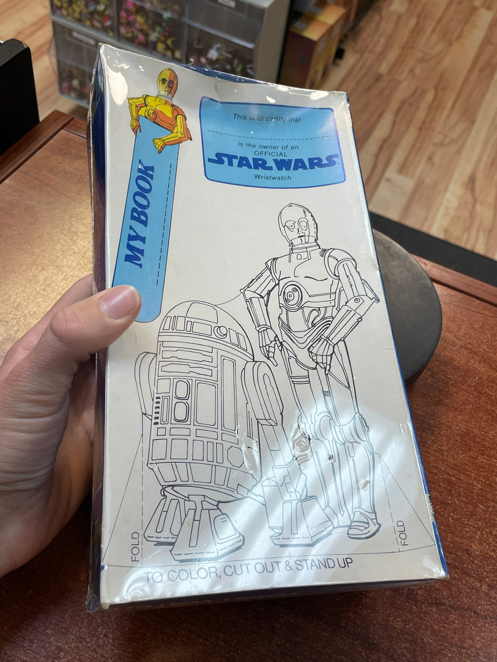 R2-D2 & C-3PO Wrist Watch 1980 (Vintage Star Wars, Bradley Time) **SEALED**