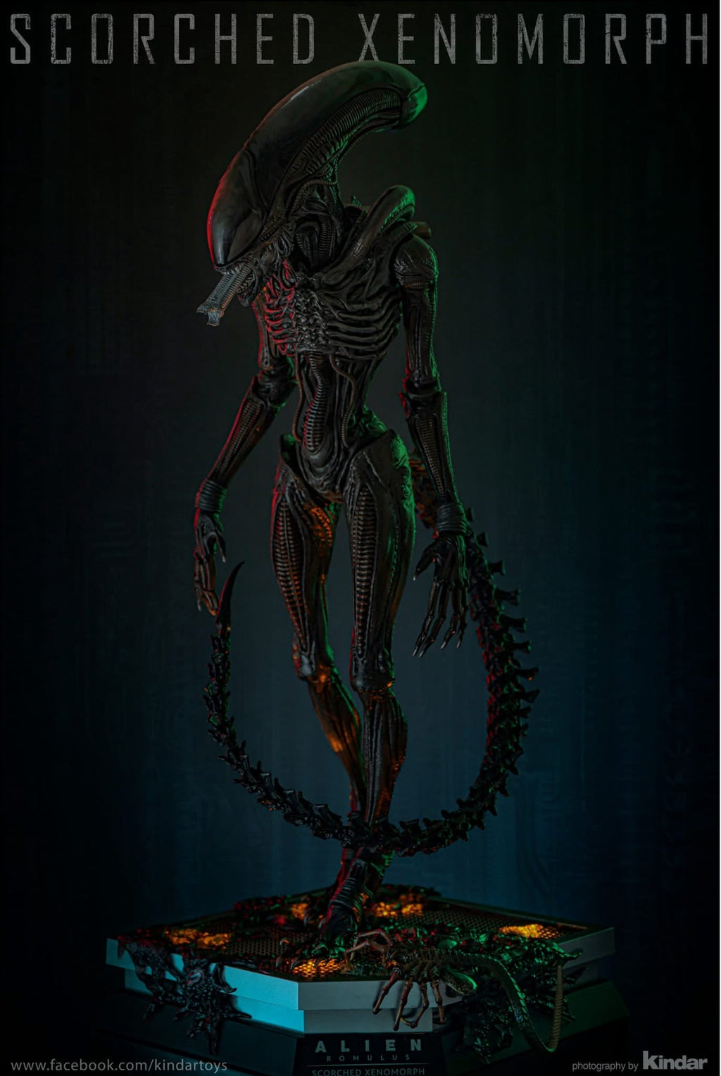 READY🔥Hot Toys MMS784 Alien: Romulus 1/6th scale Scorched Xenomorph Collectible Figure