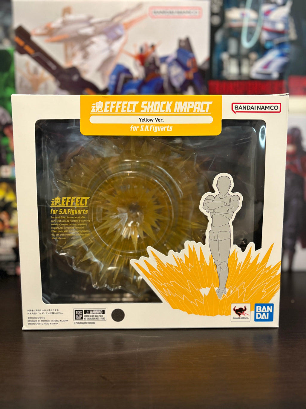 Shock Impact Effect Yellow Version For S.H. Figuarts Bandai Tamashii