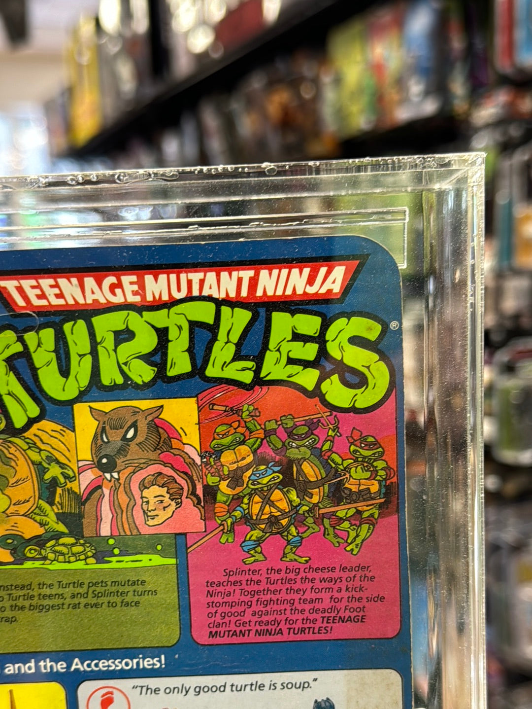 April O’Neil 10 Back No Press (Vintage TMNT Ninja Turtles, Playmates) *CAS Graded 80*