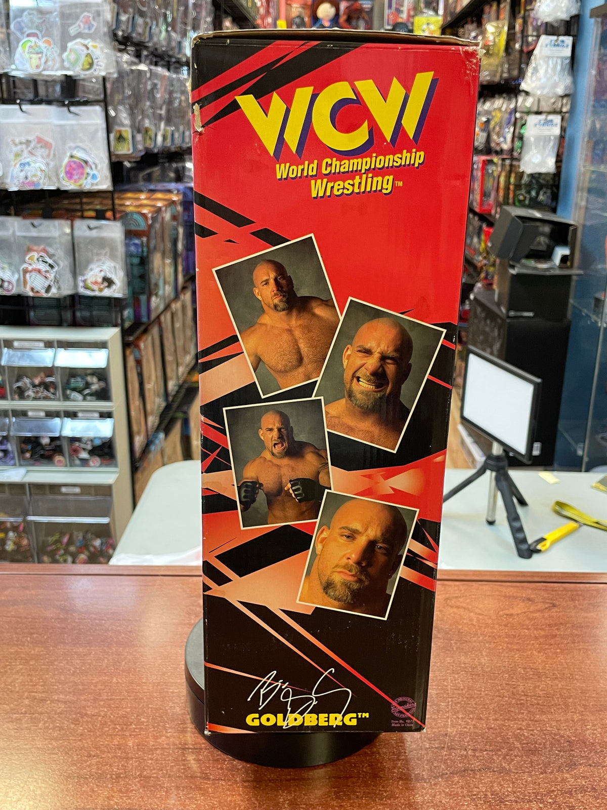 Bill Goldberg 12" Posable Figure (Vintage WCW WWF, OSFTM) Open Box