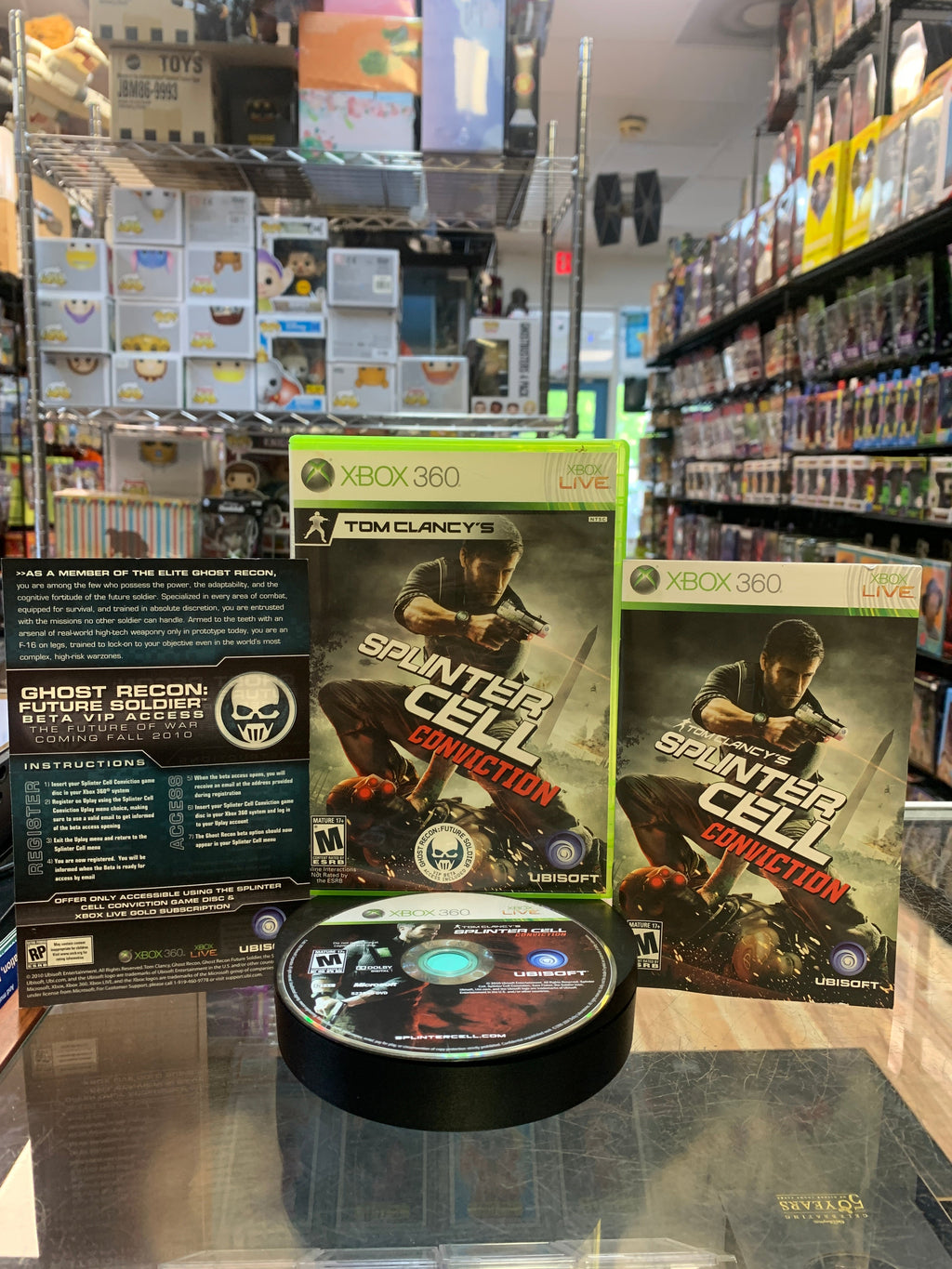 Splinter Cell Conviction (Microsoft Xbox 360, Video Game)
