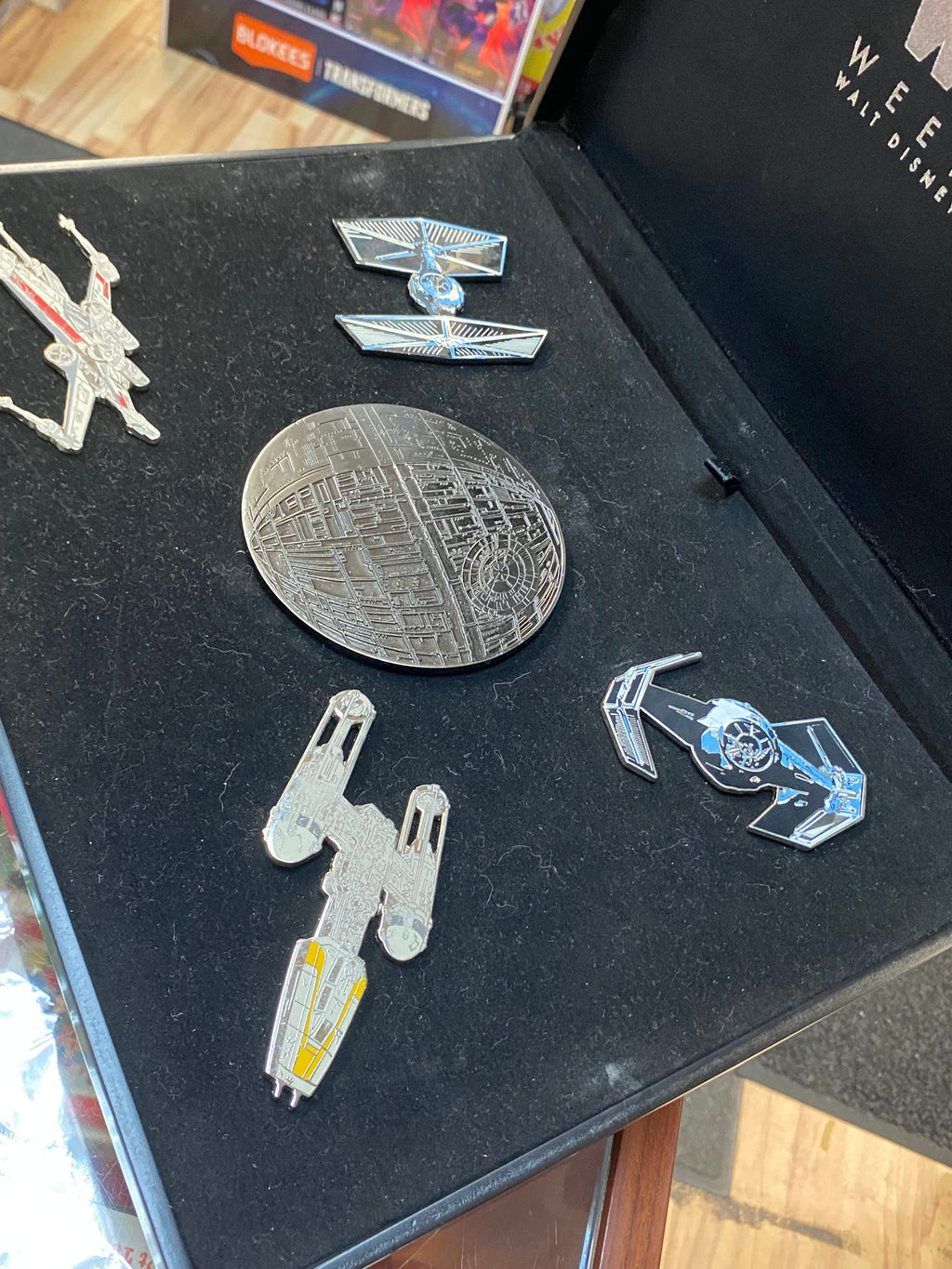 Star Wars Weekend 2007 DeathStar Set (Disney, Pin Traders) LE 500