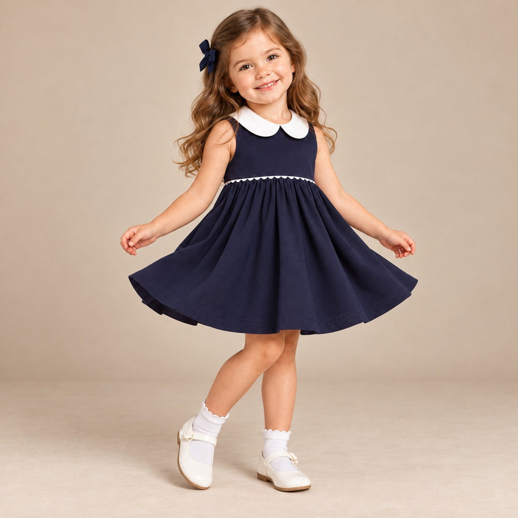 Cherry Blossom Girls' Organic Cotton Dress