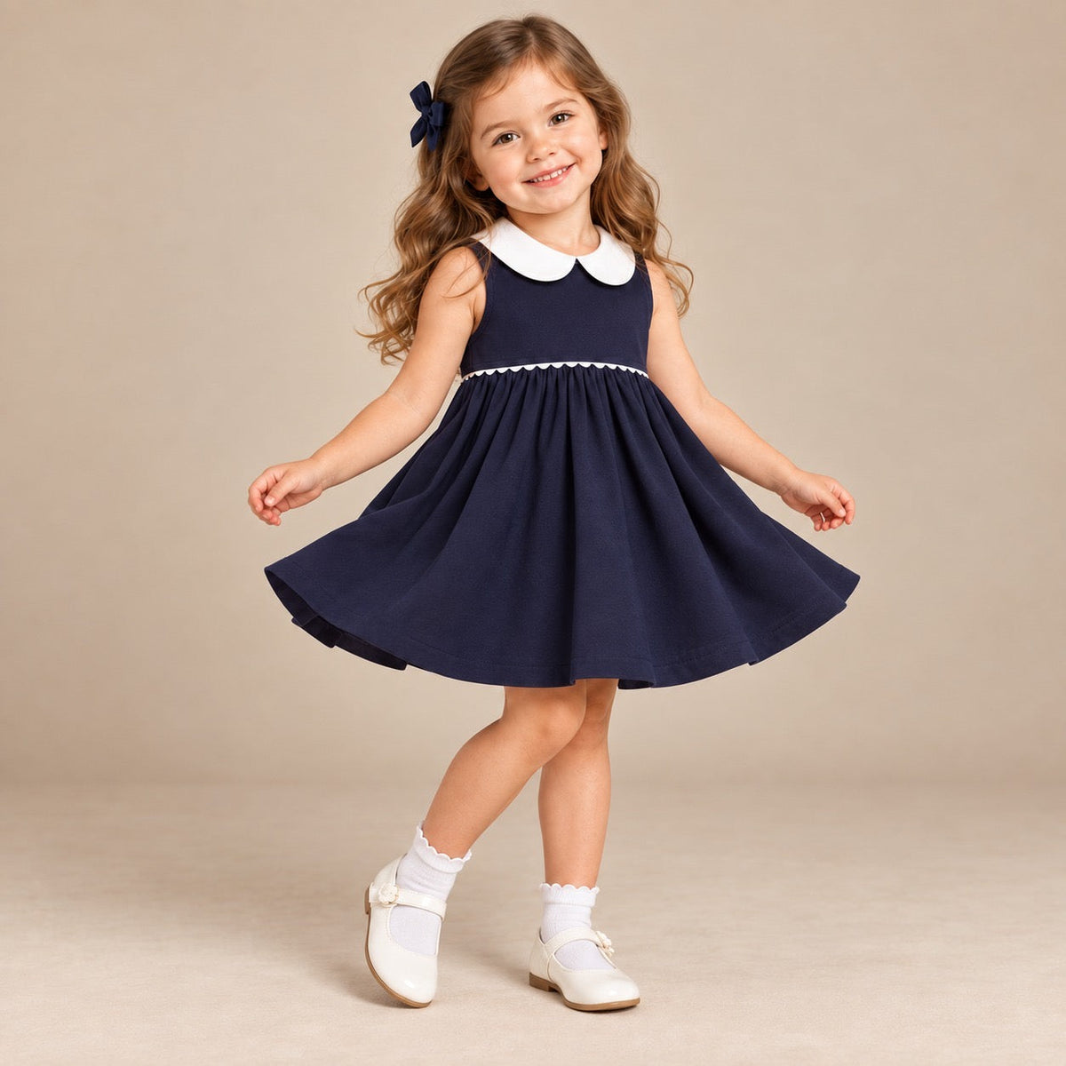 Cherry Blossom Girls' Organic Cotton Dress