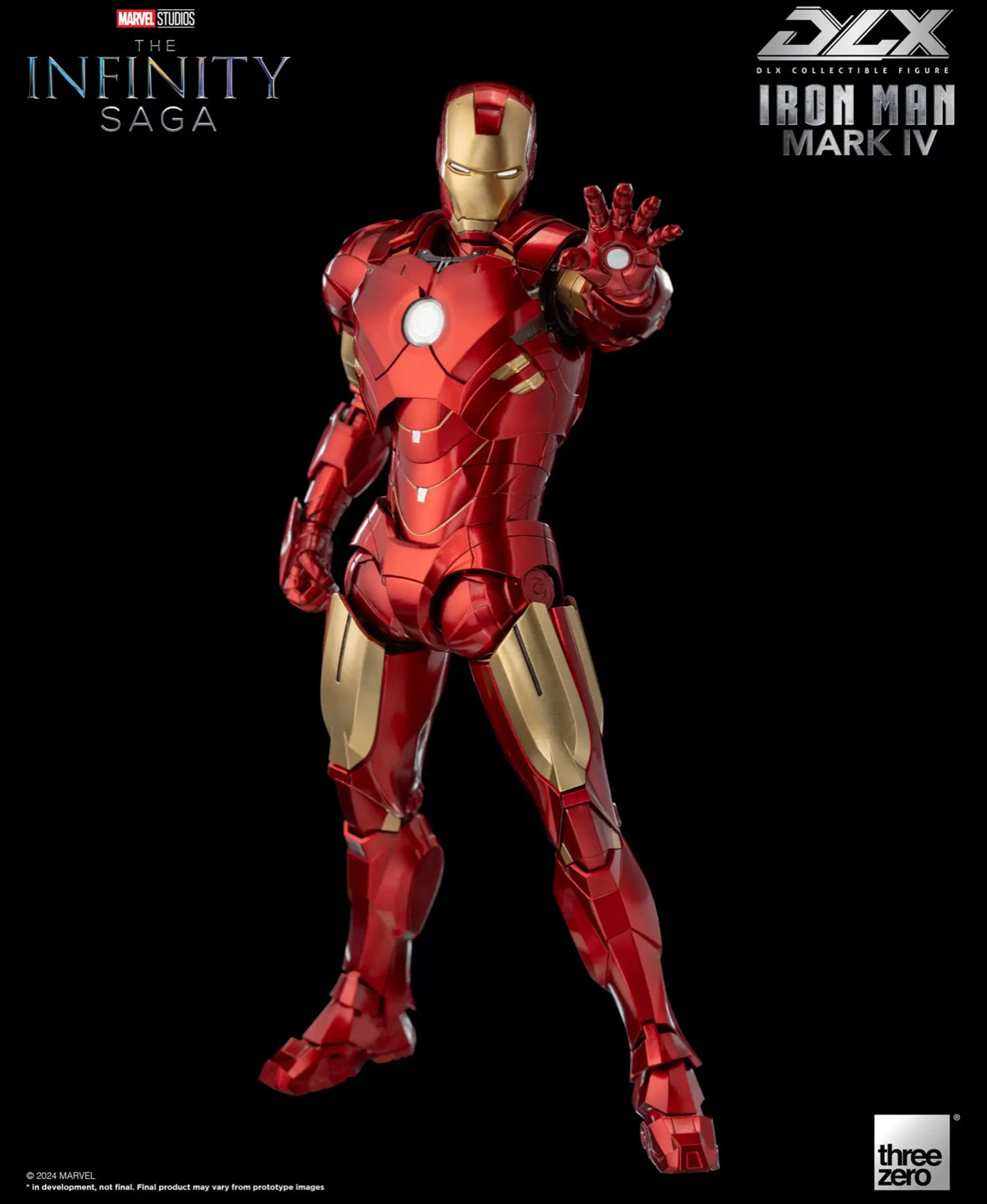 The Infinity Saga DLX Iron Man Mark IV Marvel 1/12 Scale by ThreeZero