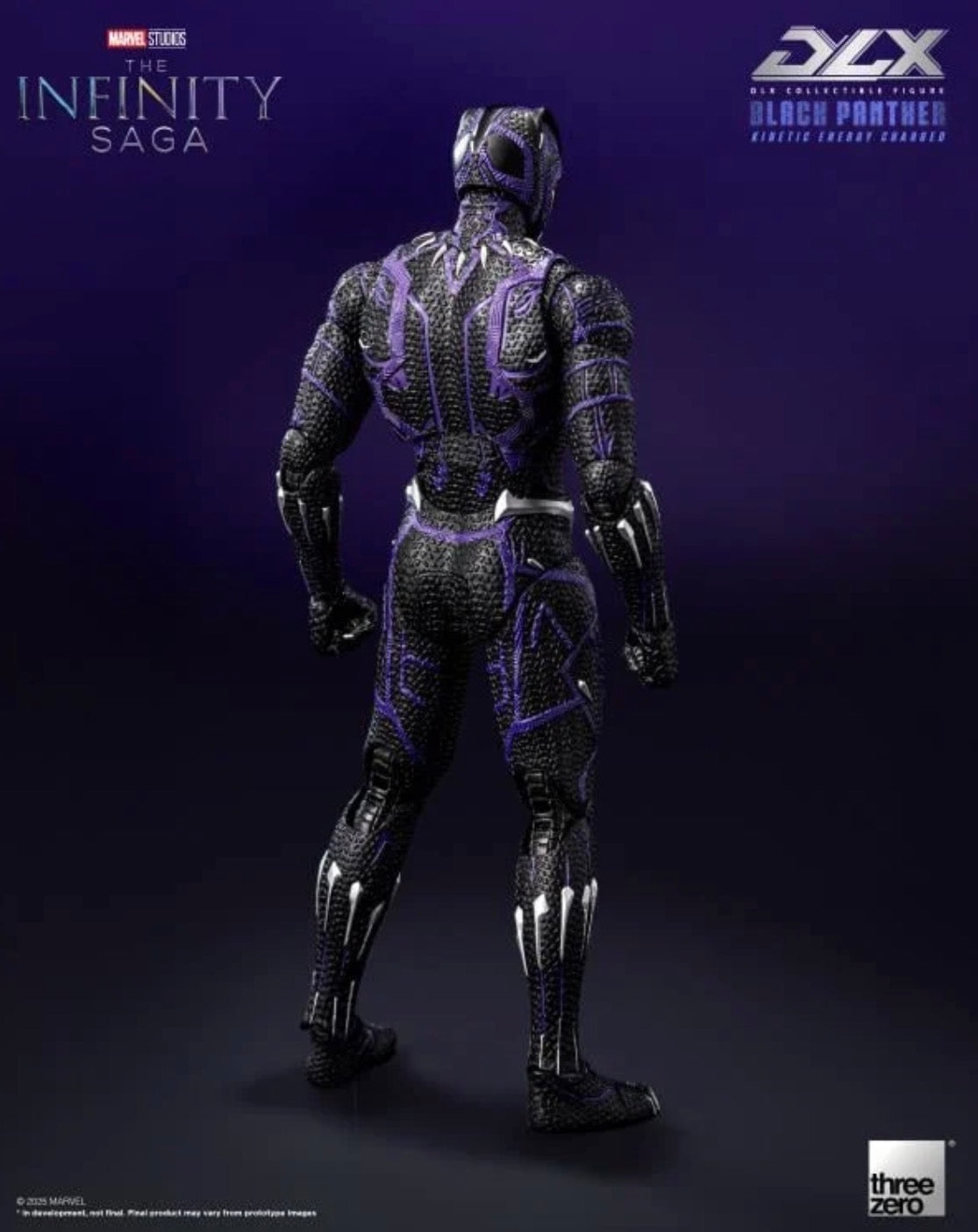 Black Panther Kinetic Charge DLX Marvel The Infinity Saga Action Figure by Threezero