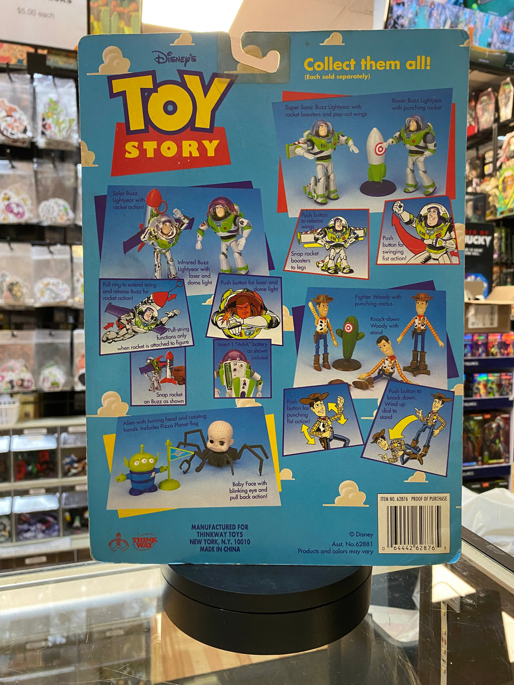 Baby Face with Blinking Eye (Vintage Toy Story, Thinkway) SEALED