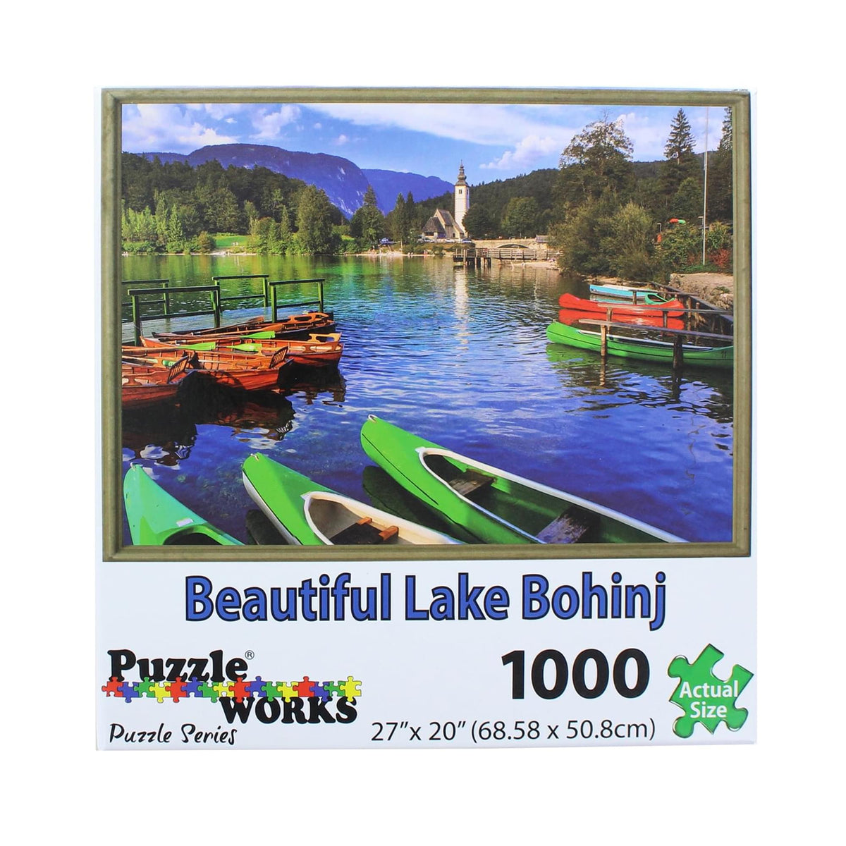 PuzzleWorks 1000 Piece Jigsaw Puzzle | Lake Bohinj