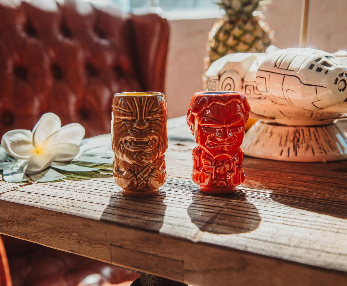 Geeki Tikis Star Wars Millennium Falcon Punch Bowl Set With Mini Muglets