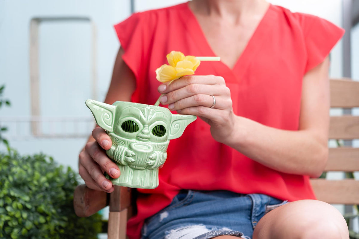 Geeki Tikis Star Wars: The Mandalorian The Child "Baby Yoda" Mug | 16 Ounces
