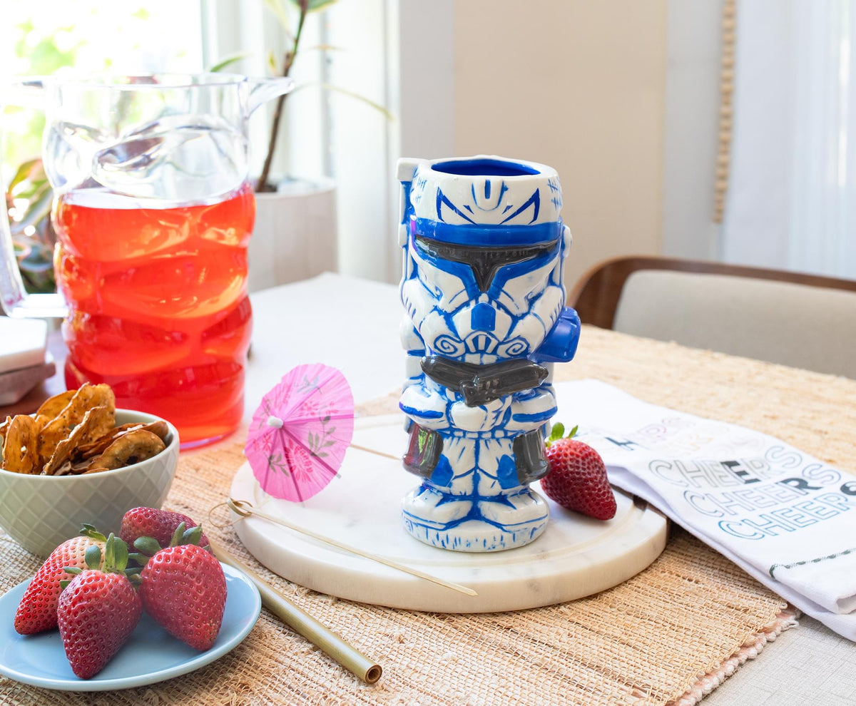 Geeki Tikis Star Wars Captain Rex Ceramic Mug | Holds 15 Ounces