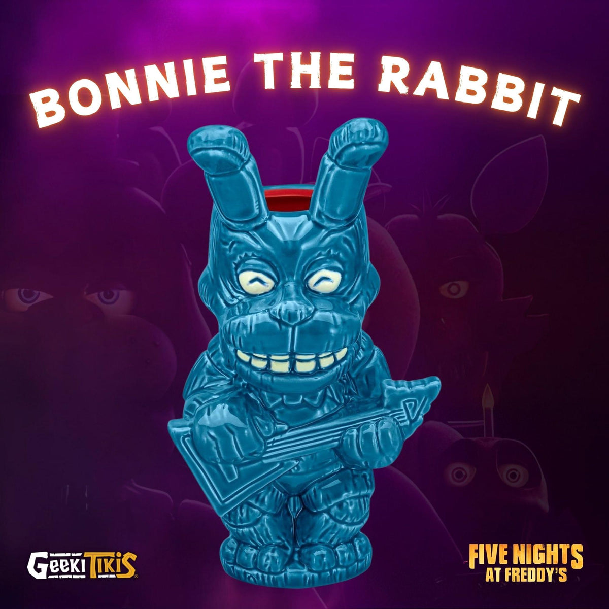 Geeki Tikis Five Nights At Freddy's Bonnie The Rabbit 18-Ounce Ceramic Mug