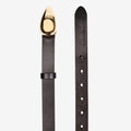Black Suede Studio Bean Belt