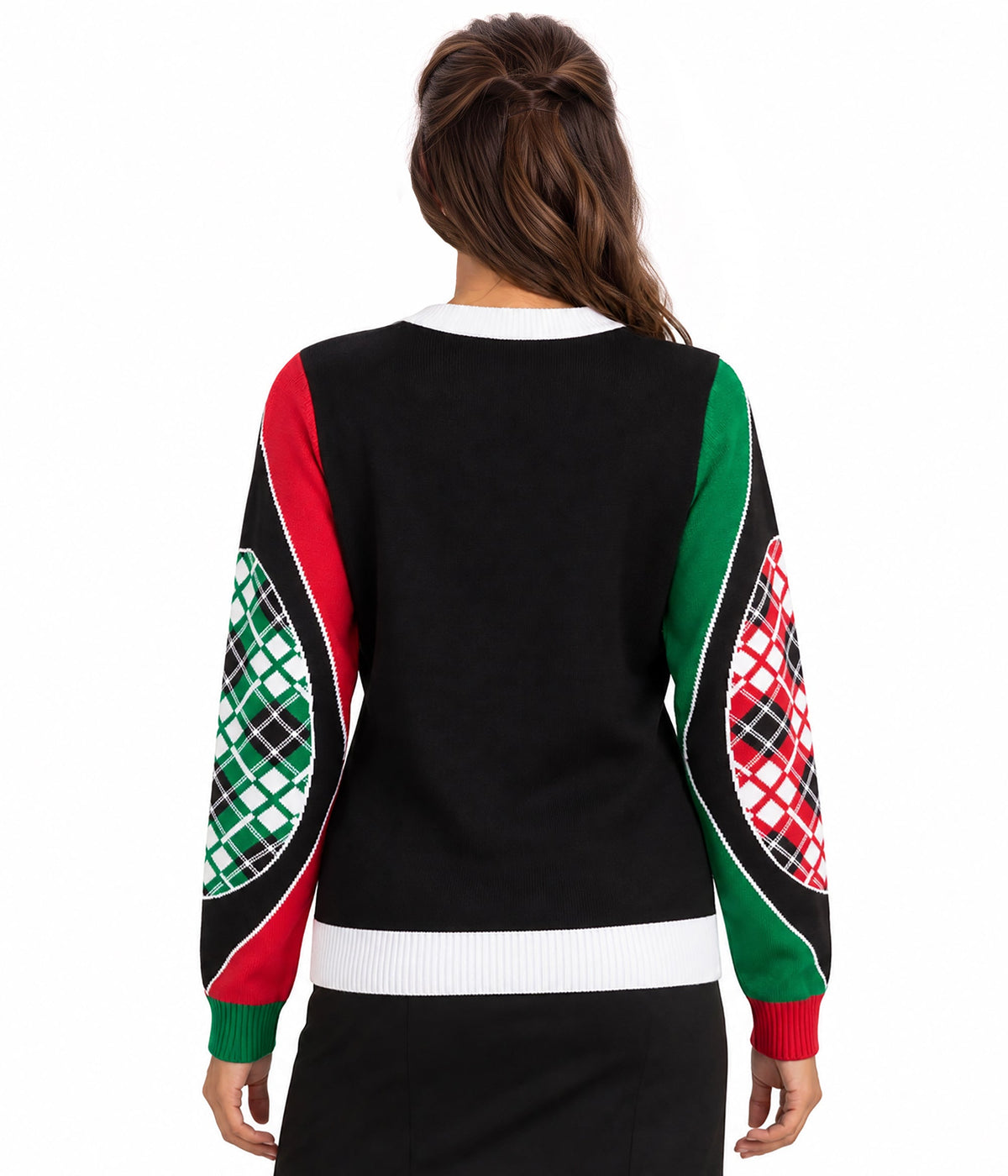 Women's Mix and Be Merry Christmas Cardigan Sweater