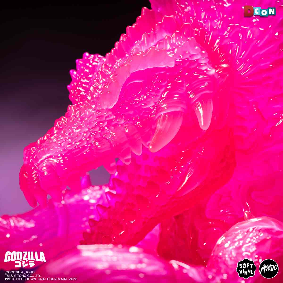 Biollante Soft Vinyl - Clear Pink Variant
