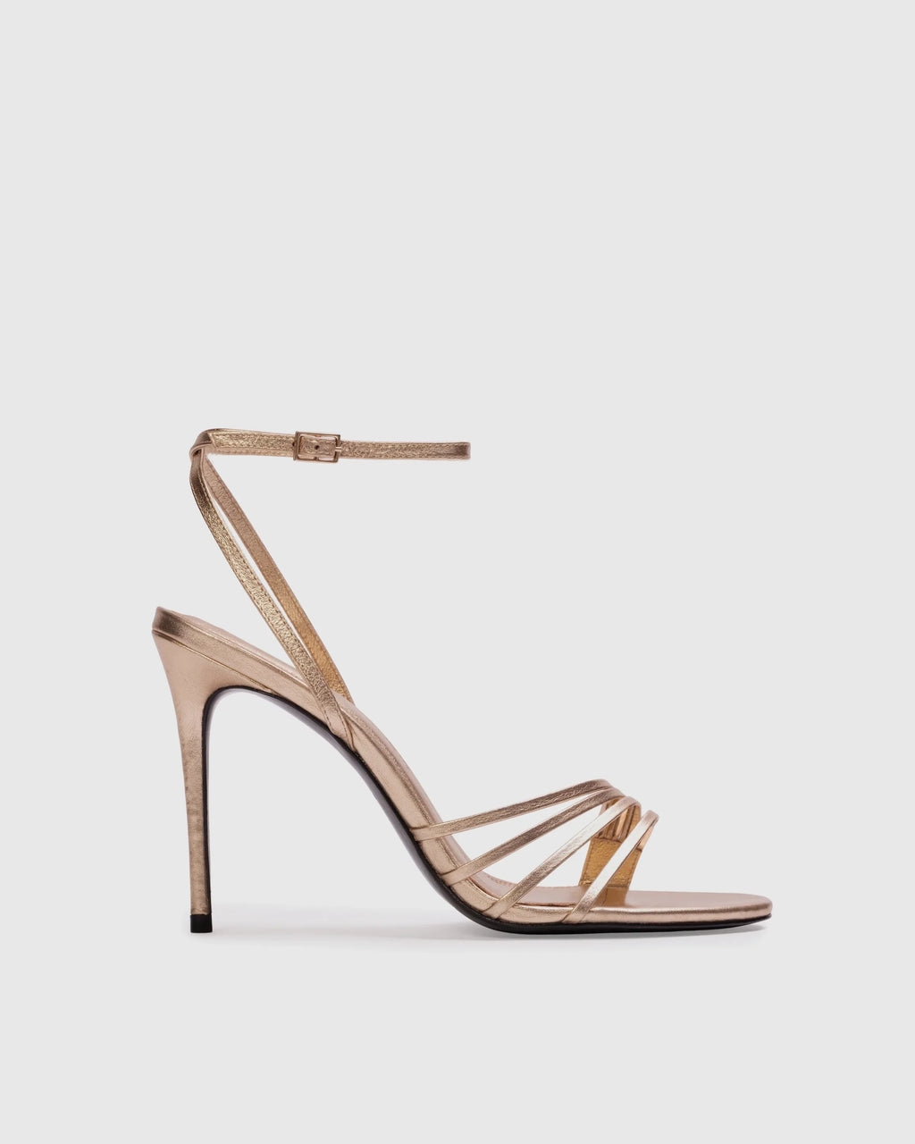 Black Suede Studio Ella Heel