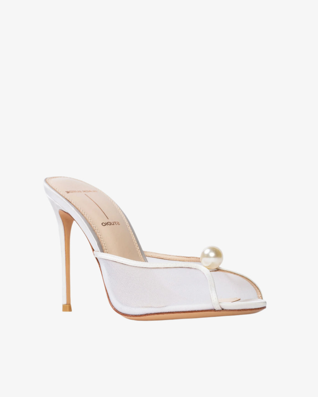 Black Suede Studio Sadie Heel