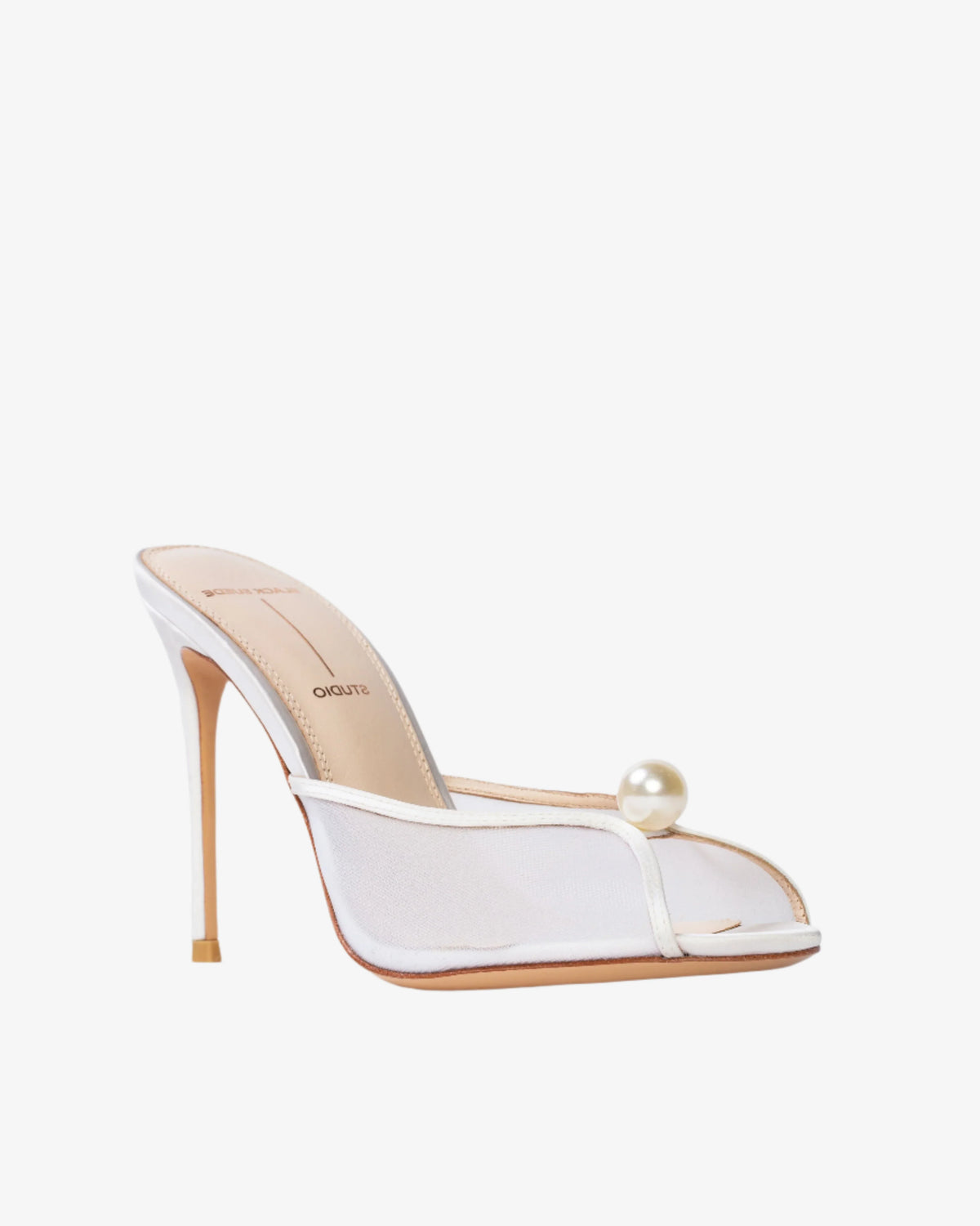 Black Suede Studio Sadie Heel