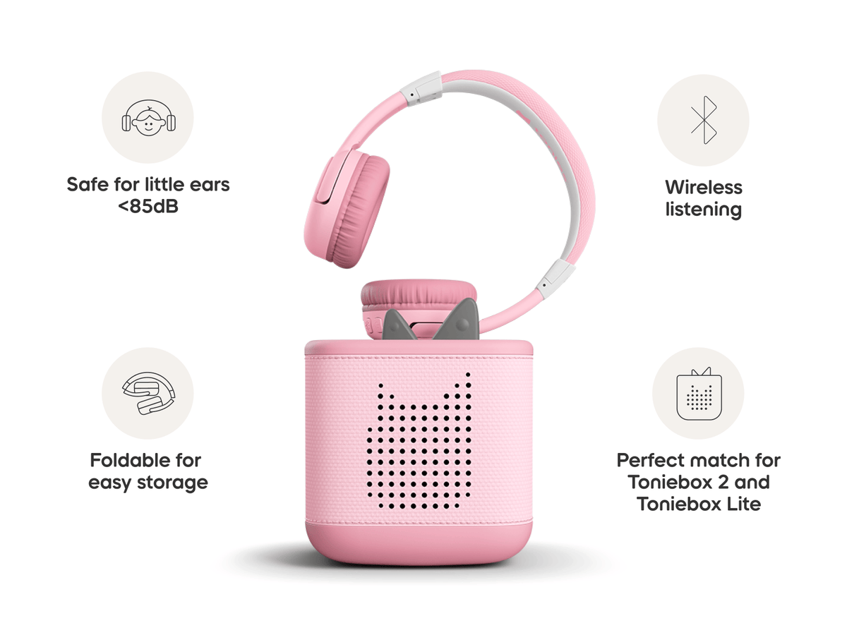 Bluetooth Headphones: Cloud Pink