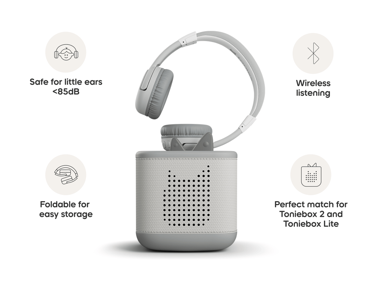 Bluetooth Headphones: Moon Gray