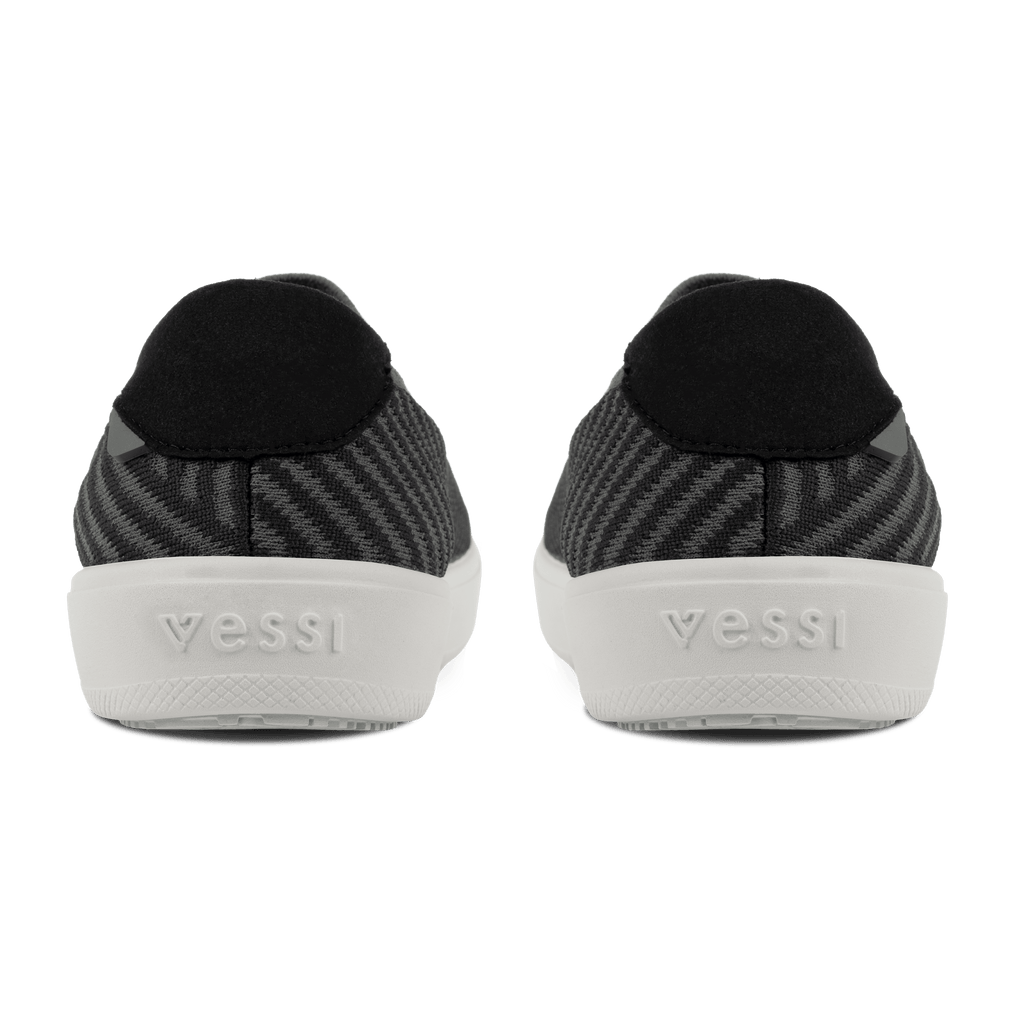 Men's Boardwalk Slip-On - Dark Grey/Black Zigzag
