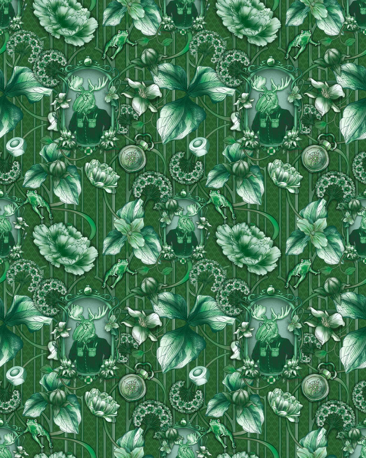 Gift Wrapping Paper - Book of Botany